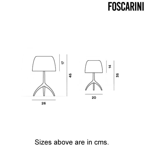 Lumiere Table Lamp by Foscarini