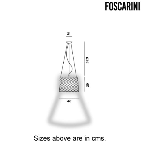 Twiggy Grid Outdoor Suspension Lamp by Foscarini