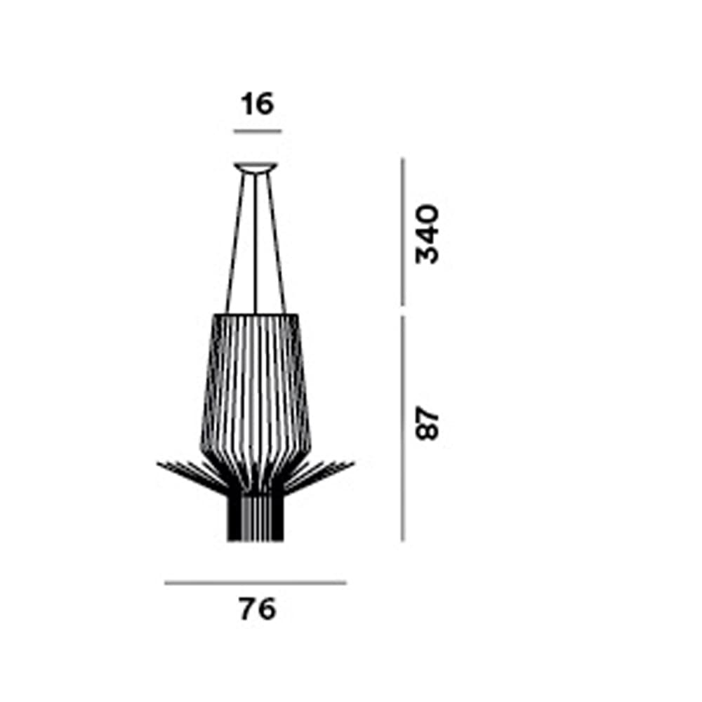 Allegretto Assai Suspension Lamp by Foscarini