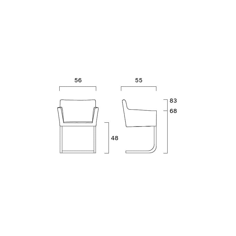 Kati Pq Armchair by Frag