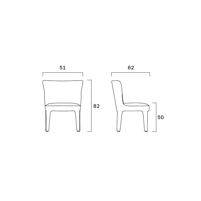 Public Dining Chair by Frag