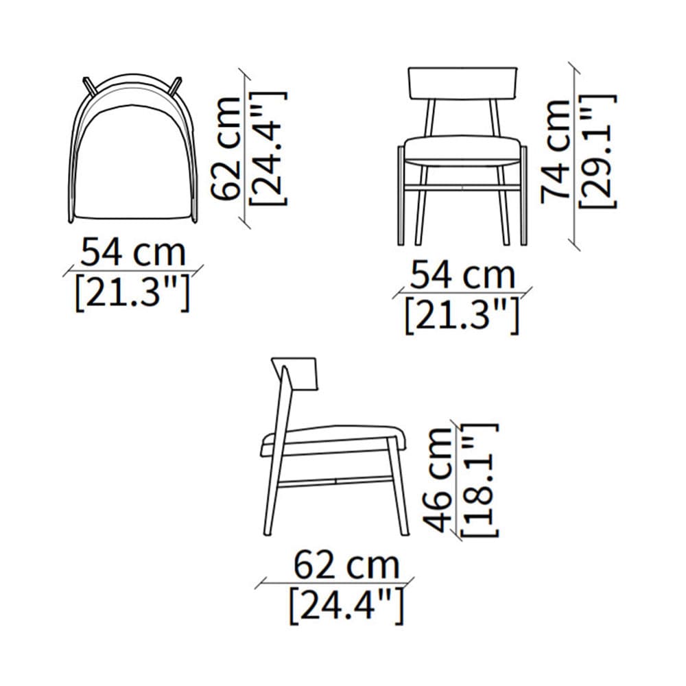 Lizzye Dining Chair by Frigerio