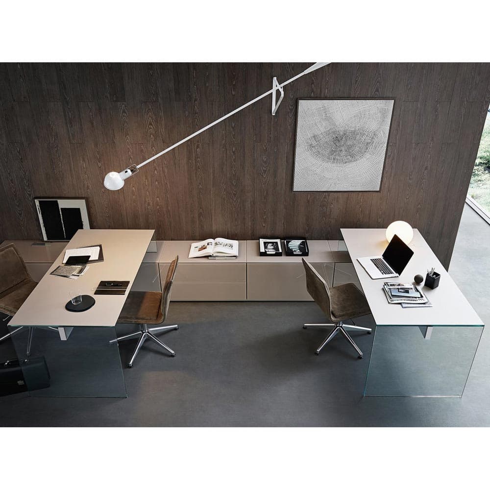 Air 1 Up Office Desk by Gallotti & Radice