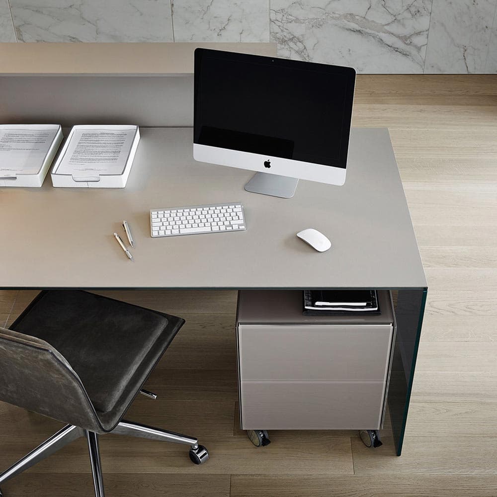 Air Modesty Office Desk by Gallotti & Radice