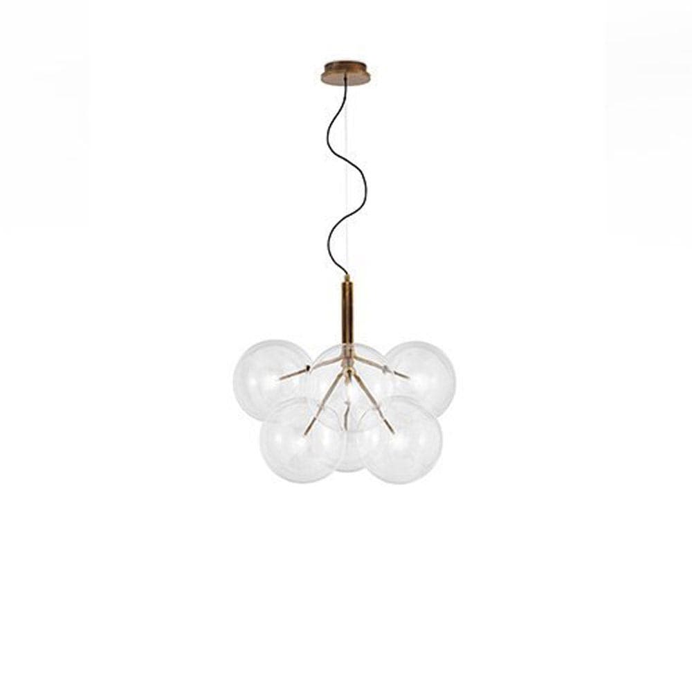 Bolle Cielo Suspension Lamp by Gallotti & Radice