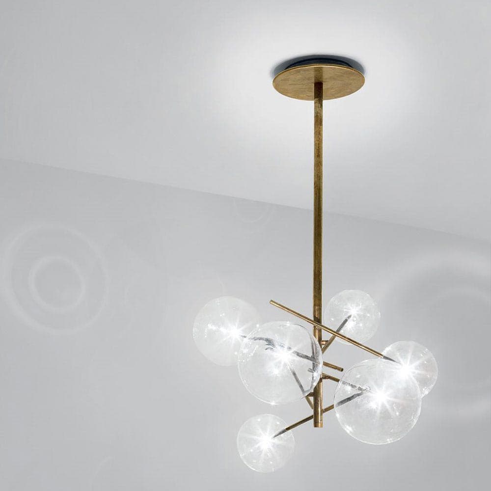 Bolle Suspension Lamp by Gallotti & Radice