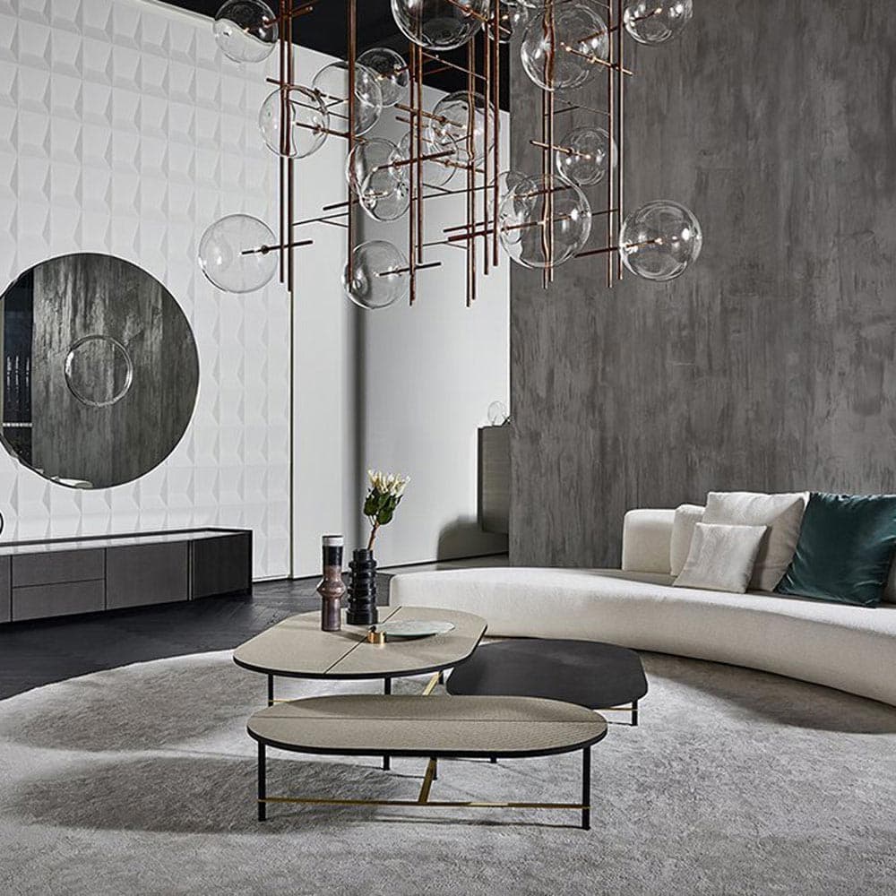 Bolle Tela Suspension Lamp by Gallotti & Radice