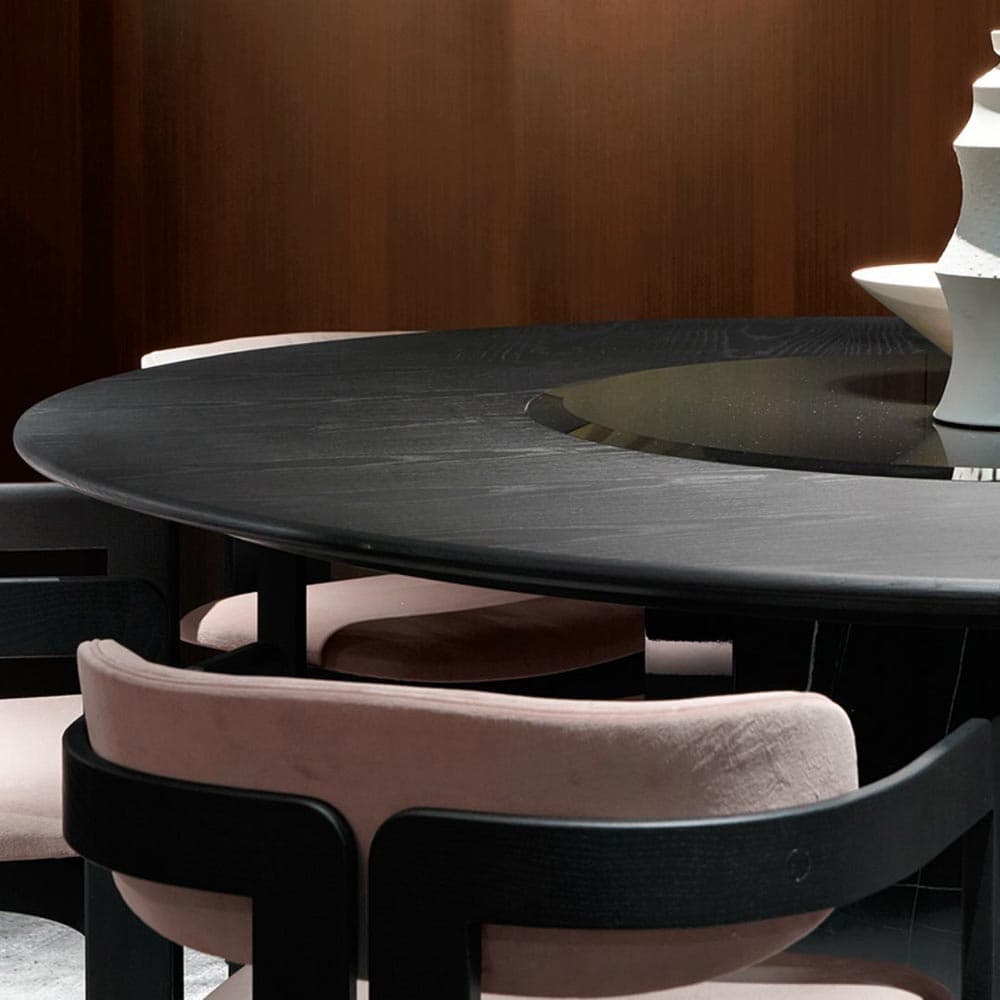 Platium Round Dining Table by Gallotti & Radice