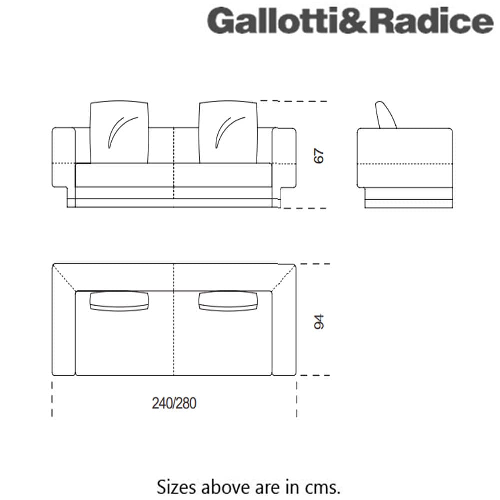 Elissa Sofa by Gallotti & Radice