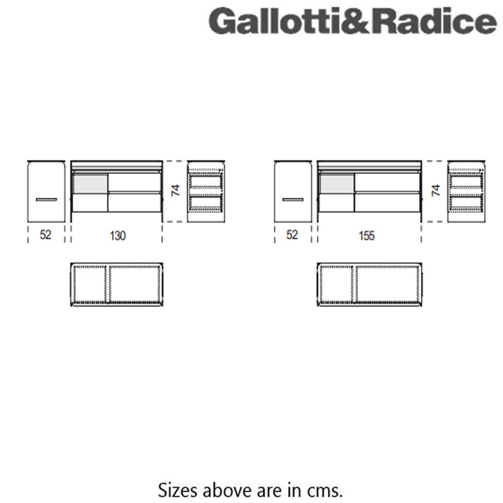 Holly Como Chest Of Drawer by Gallotti & Radice