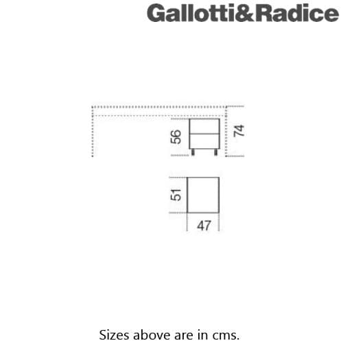 Air Drawer Trolley by Gallotti & Radice