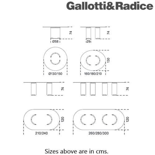 Adam Dining Table by Gallotti & Radice