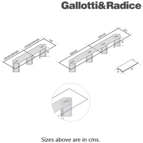 Akim System Conference Table by Gallotti & Radice