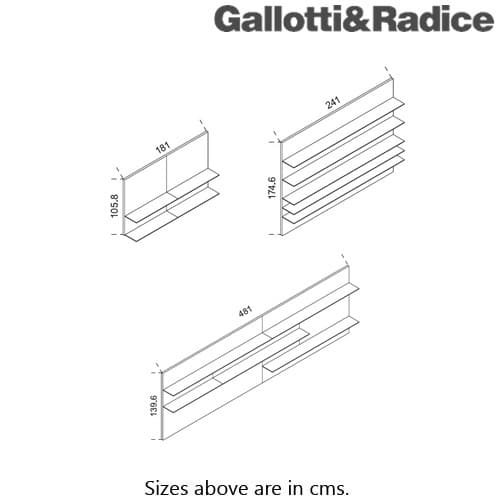 Elle Plus 10 Bookcase by Gallotti & Radice