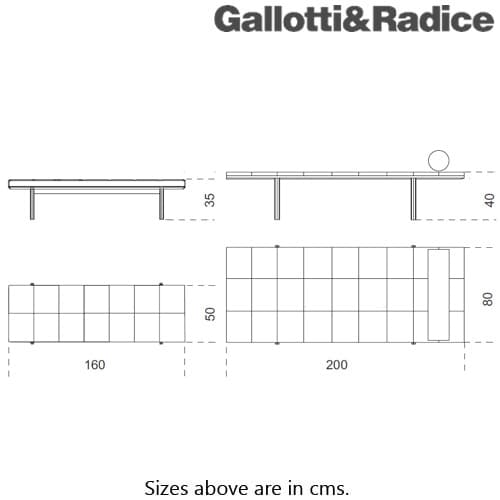 Twelve Daybed by Gallotti & Radice