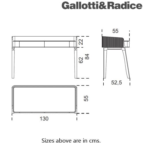 Soho Desk by Gallotti & Radice