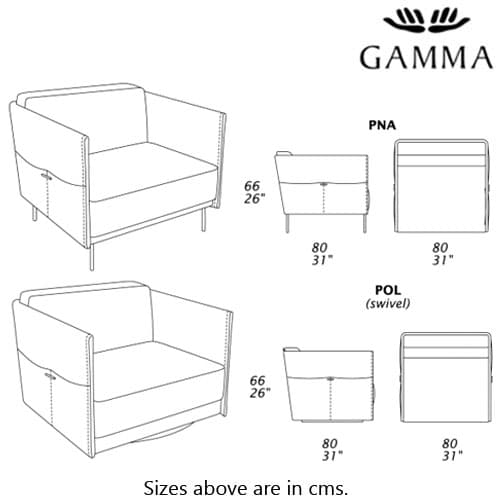 Trench Armchair by Gamma and Dandy