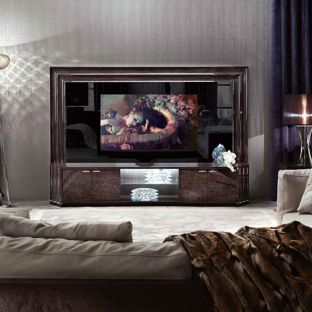 Absolute Big Screen TV Wall Unit by Giorgio Collection