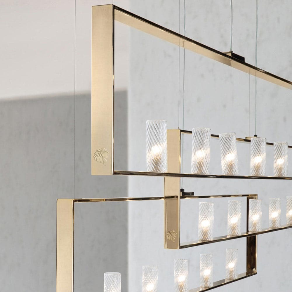 Charisma Rectangular Chandelier by Giorgio Collection