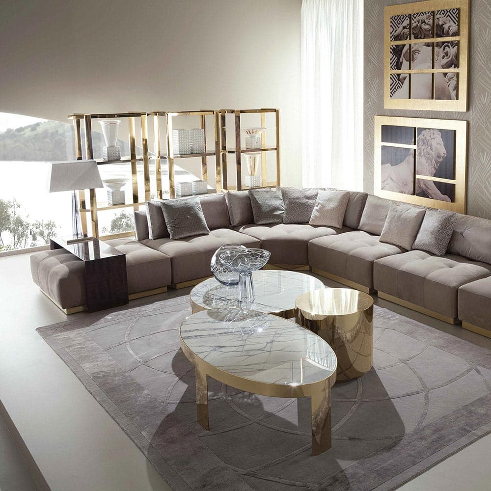 Infinity Oval Coffee Table by Giorgio Collection