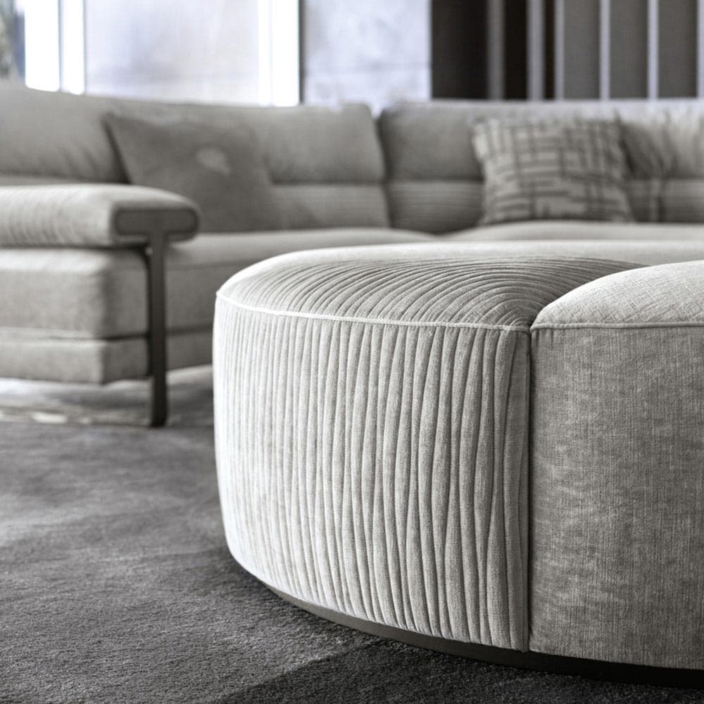 Mirage Round Footstool by Giorgio Collection