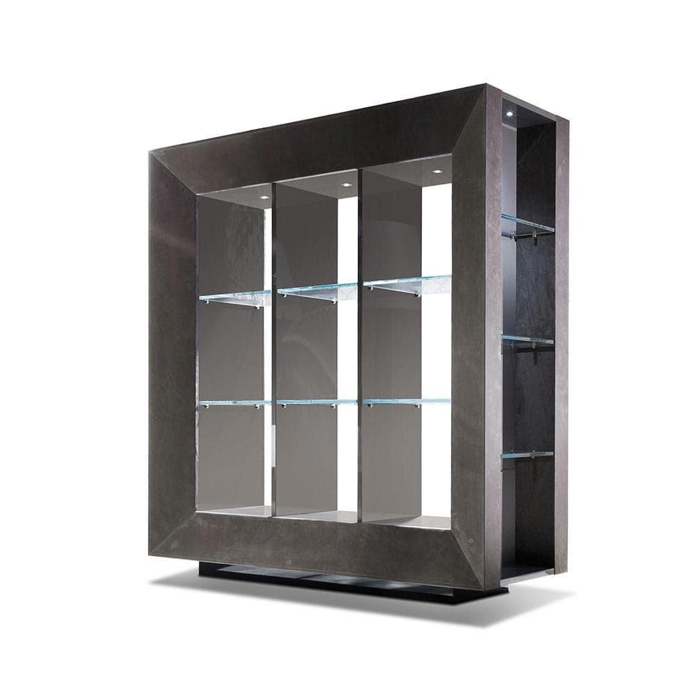 Vision Bifacial Display Cabinet by Giorgio Collection