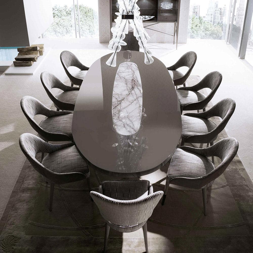 Vision Oval Dining Table by Giorgio Collection