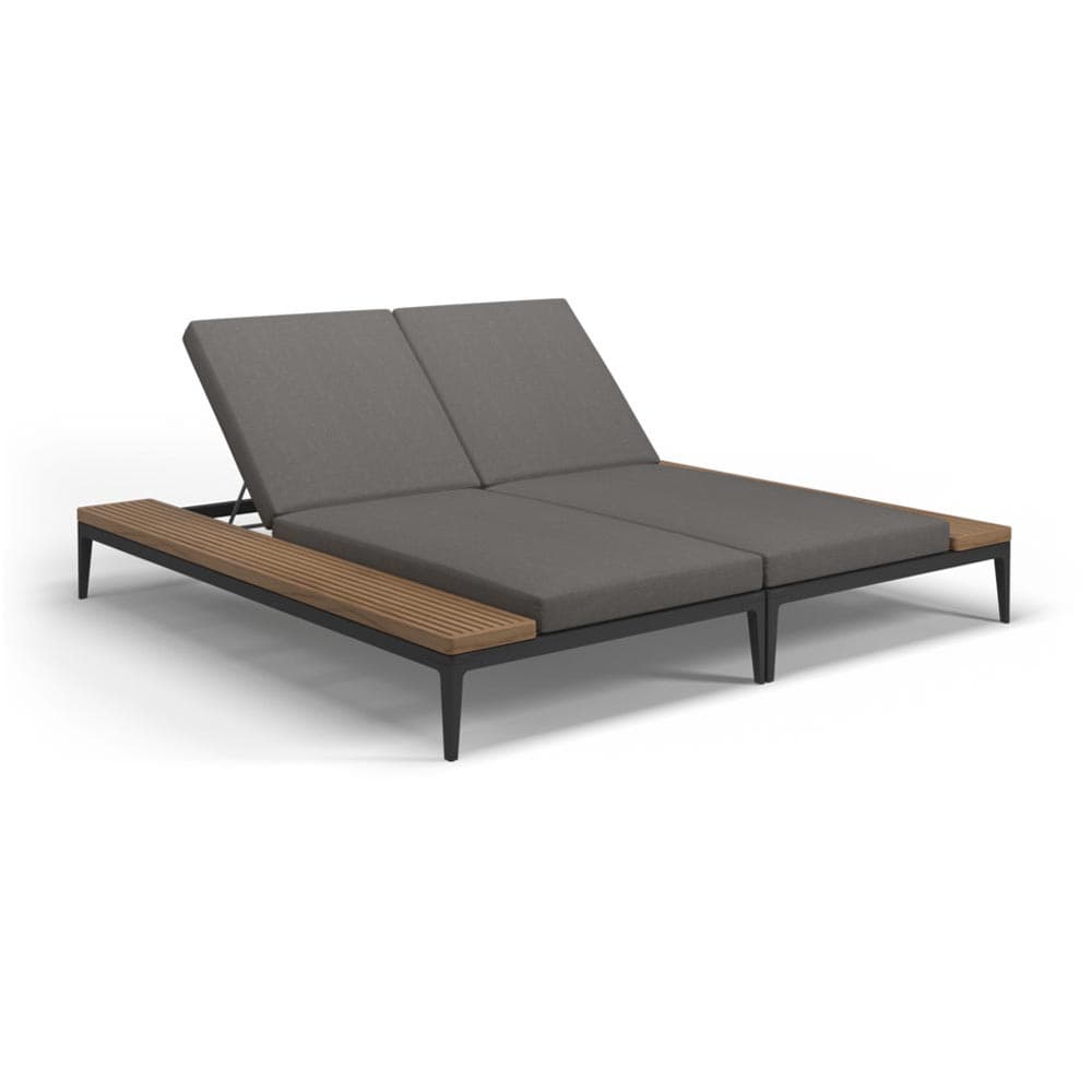 Grid Double Sun Lounger by Gloster