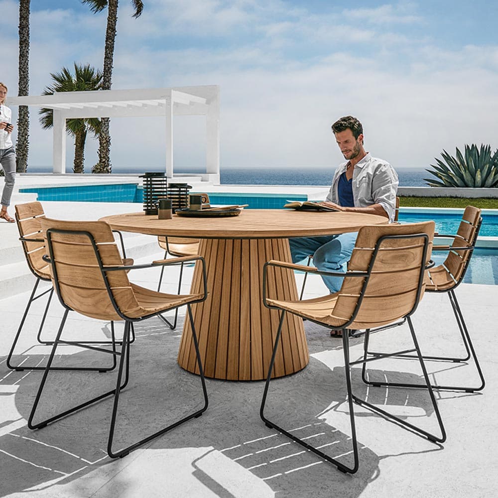 Whirl Outdoor Table by Gloster