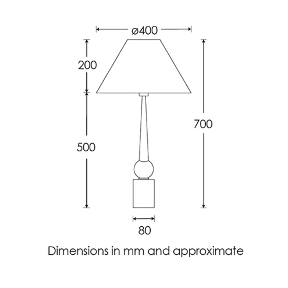 Tivoli Table Lamp by Heathfield