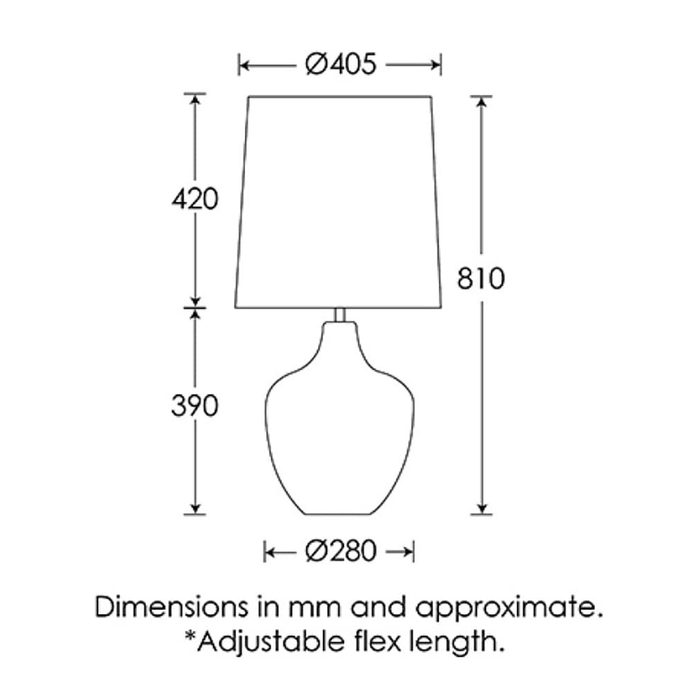 Vivienne Large Table Lamp by Heathfield