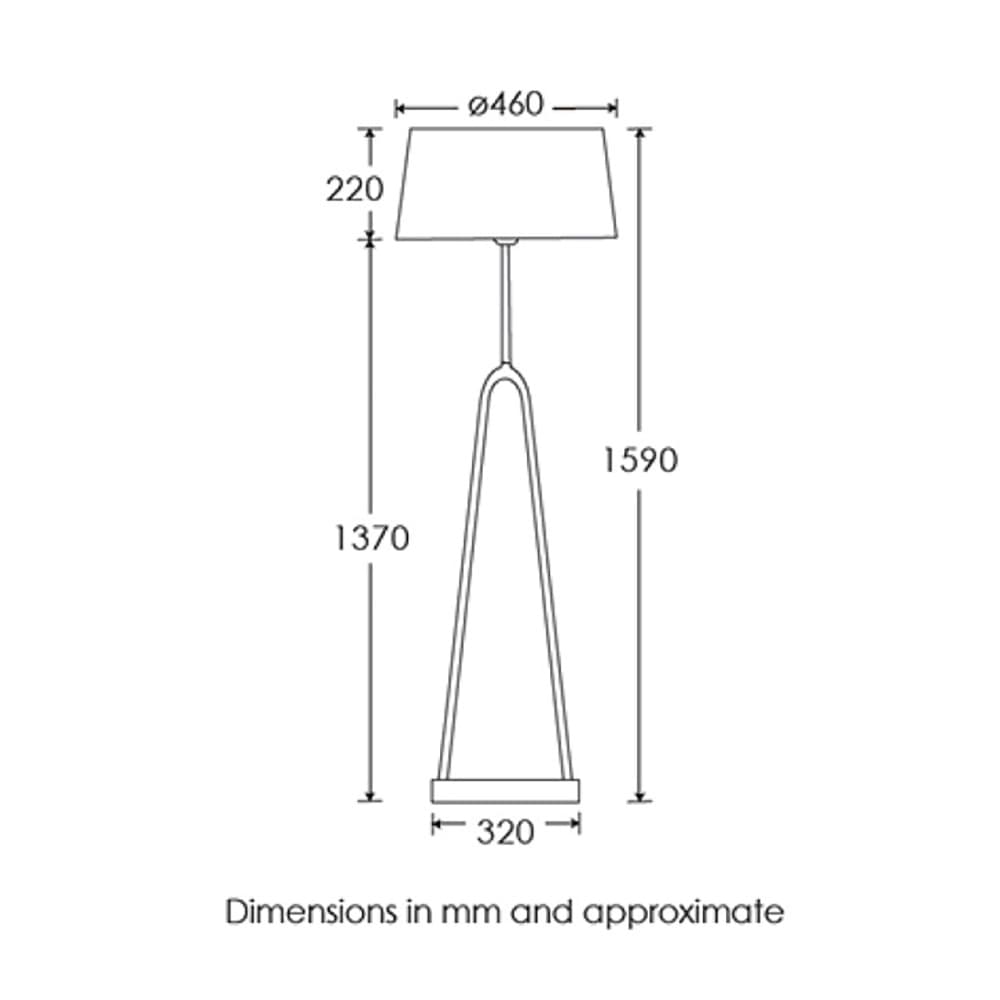 Coupole Floor Lamp by Heathfield