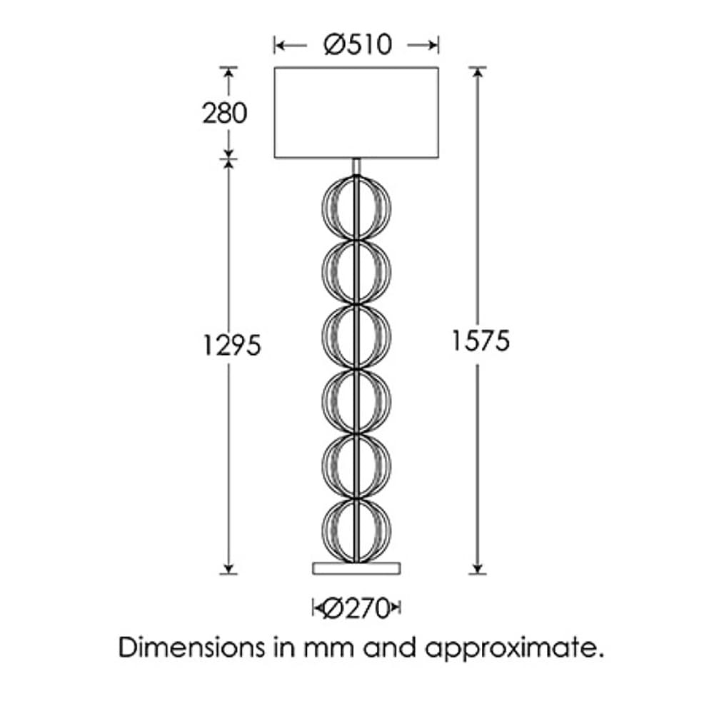 Rollo Floor Lamp by Heathfield