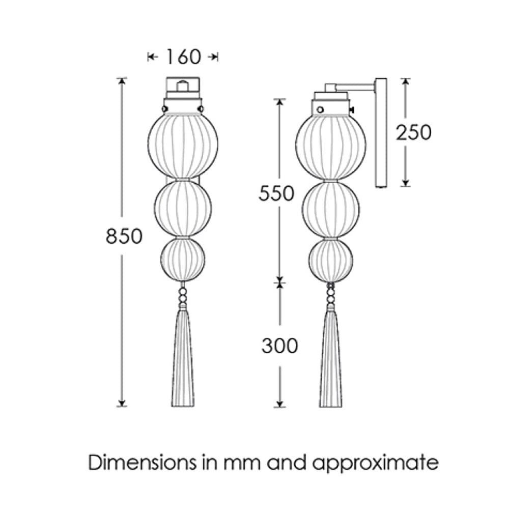 Medina Wall Lamp by Heathfield