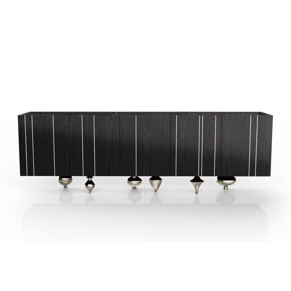 Il Pezzo 1 Black Credenza Sideboard by Il Pezzo Mancante