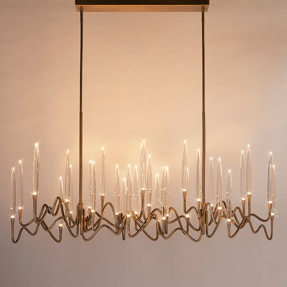 Il Pezzo 3 Long Chandelier by Il Pezzo Mancante