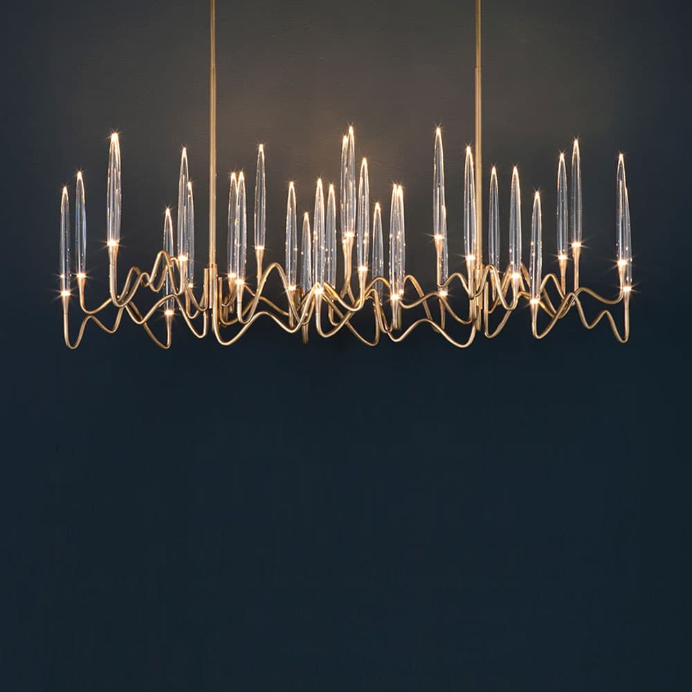 Il Pezzo 3 Long Chandelier by Il Pezzo Mancante