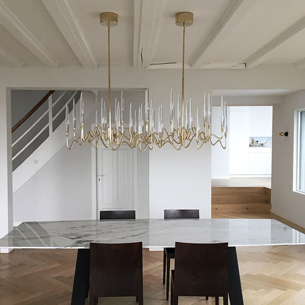 Il Pezzo 3 Long Chandelier by Il Pezzo Mancante