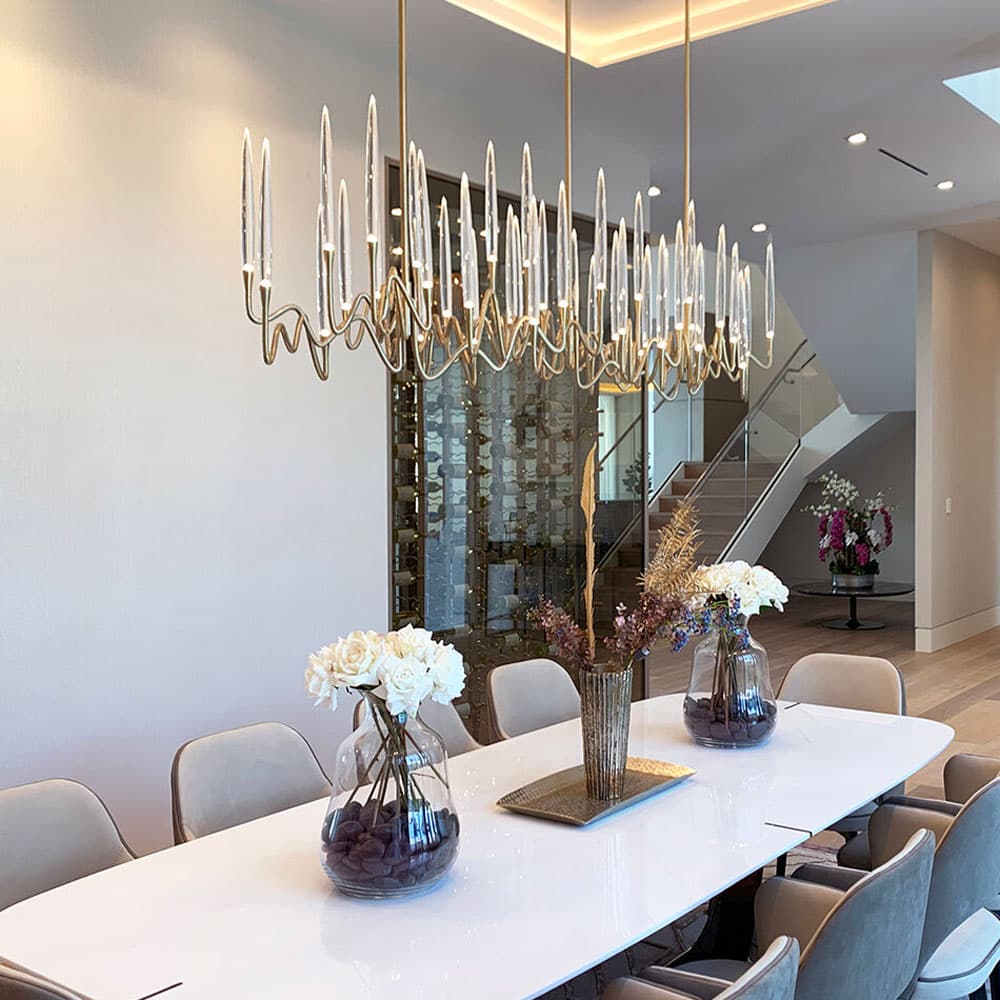 Il Pezzo 3 Long Chandelier by Il Pezzo Mancante