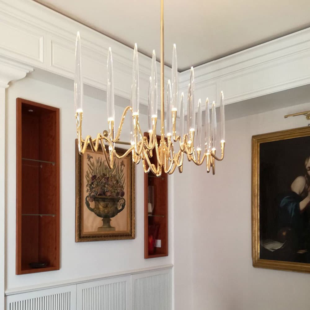 Il Pezzo 3 Long Chandelier by Il Pezzo Mancante