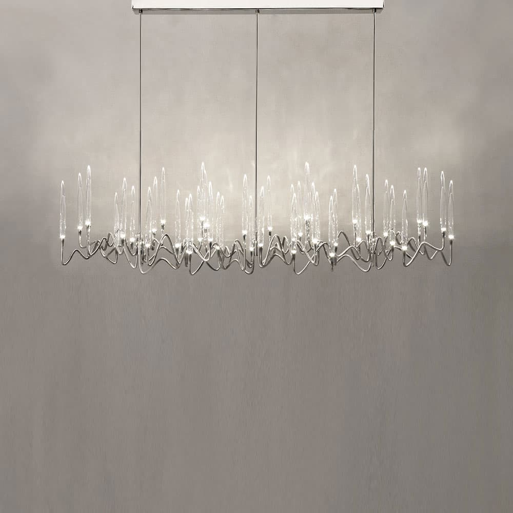 Il Pezzo 3 Long Chandelier by Il Pezzo Mancante