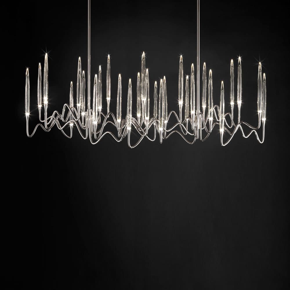 Il Pezzo 3 Long Chandelier by Il Pezzo Mancante