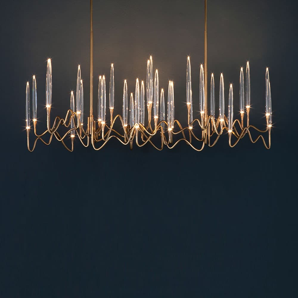 Il Pezzo 3 Long Chandelier by Il Pezzo Mancante