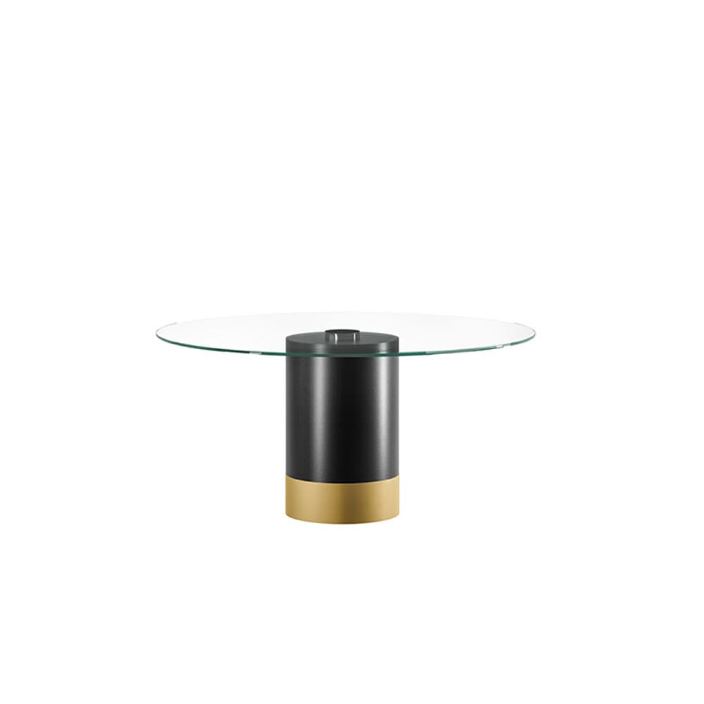 Cilindro Top Crystal Dining Table | by FCI London