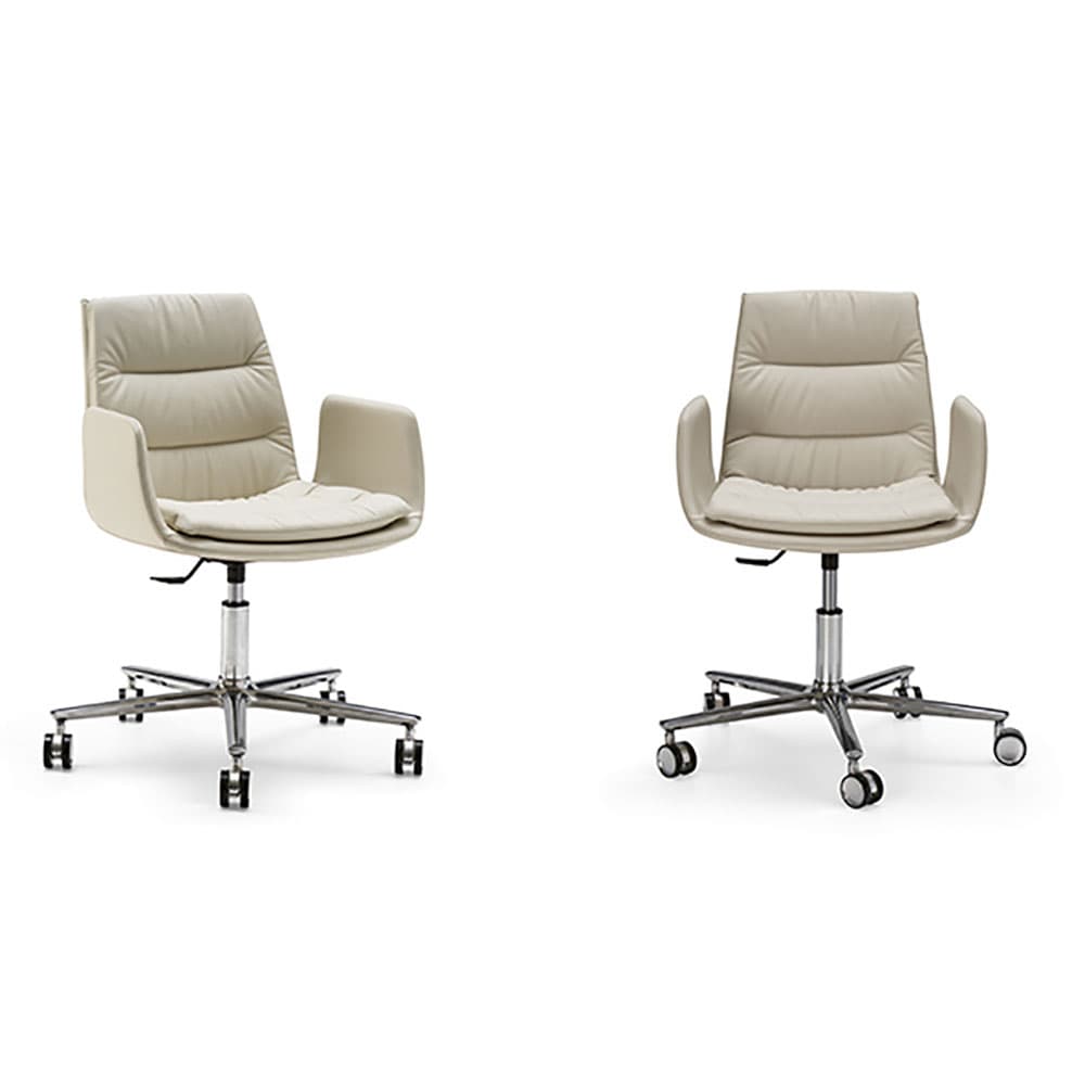 Lady 5 Ways Swivel Armchair | Italforma | FCI London