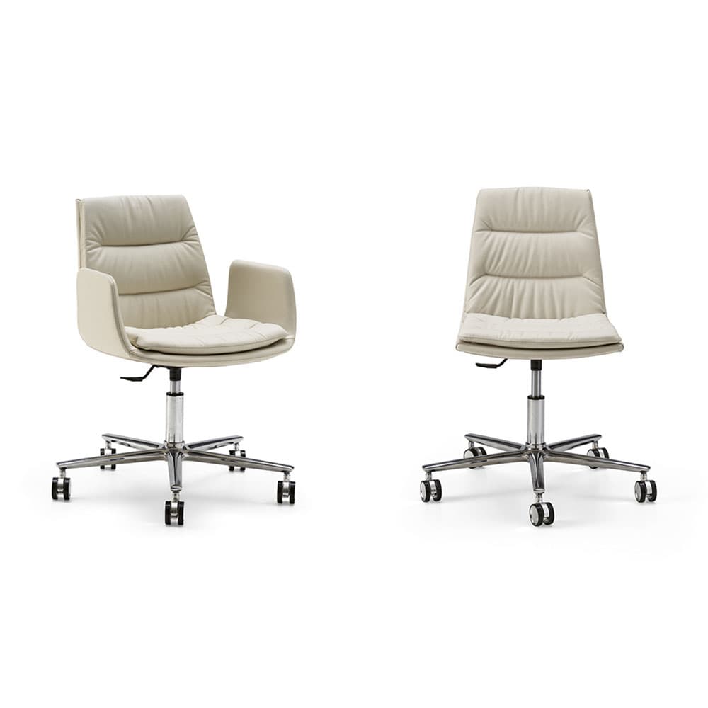 Lady 5 Ways Swivel Armchair | Italforma | FCI London