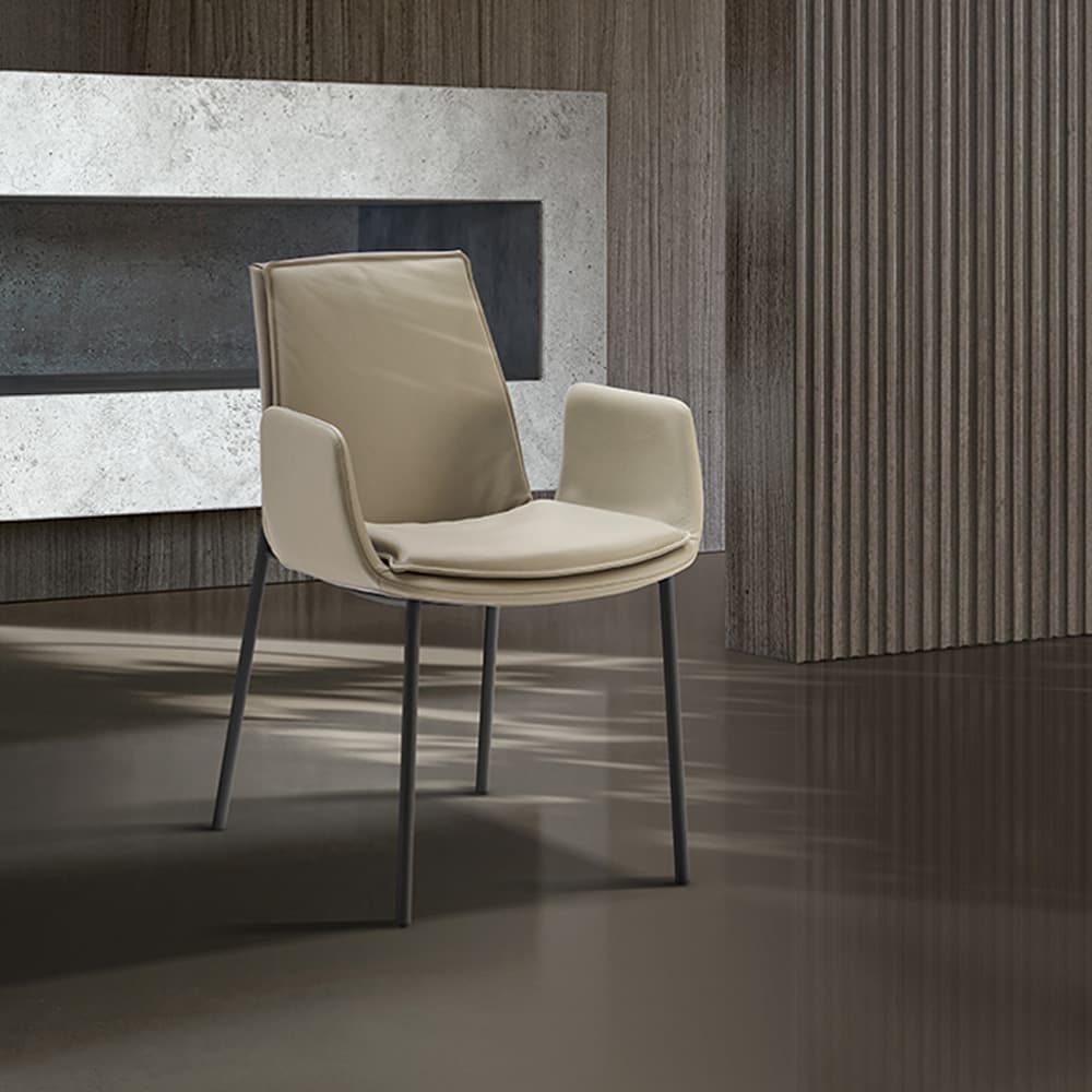 Lara Metal Legs Armchair | Italforma | FCI London