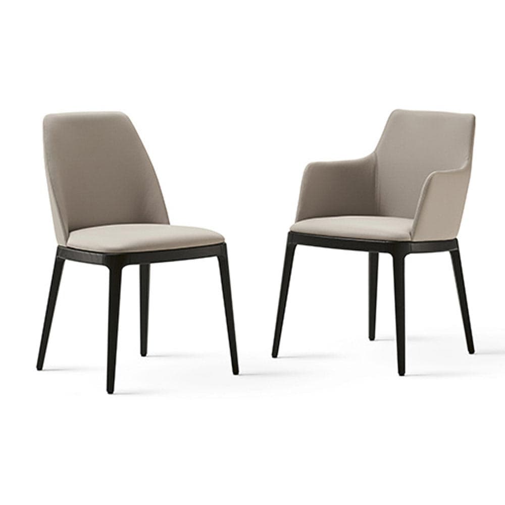 Max Wood Base Armchair By Italforma