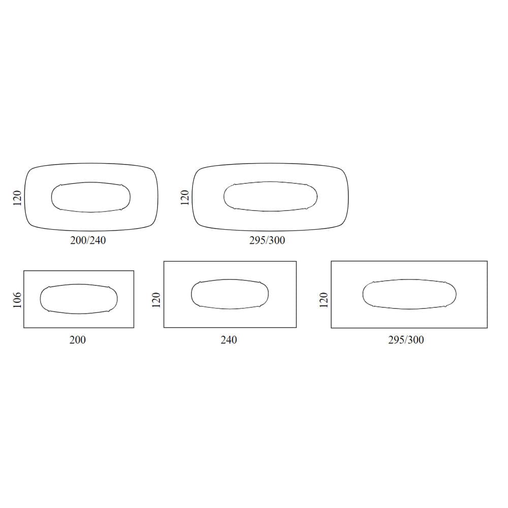 Polifemo Ceramic Top Dining Table By FCI London