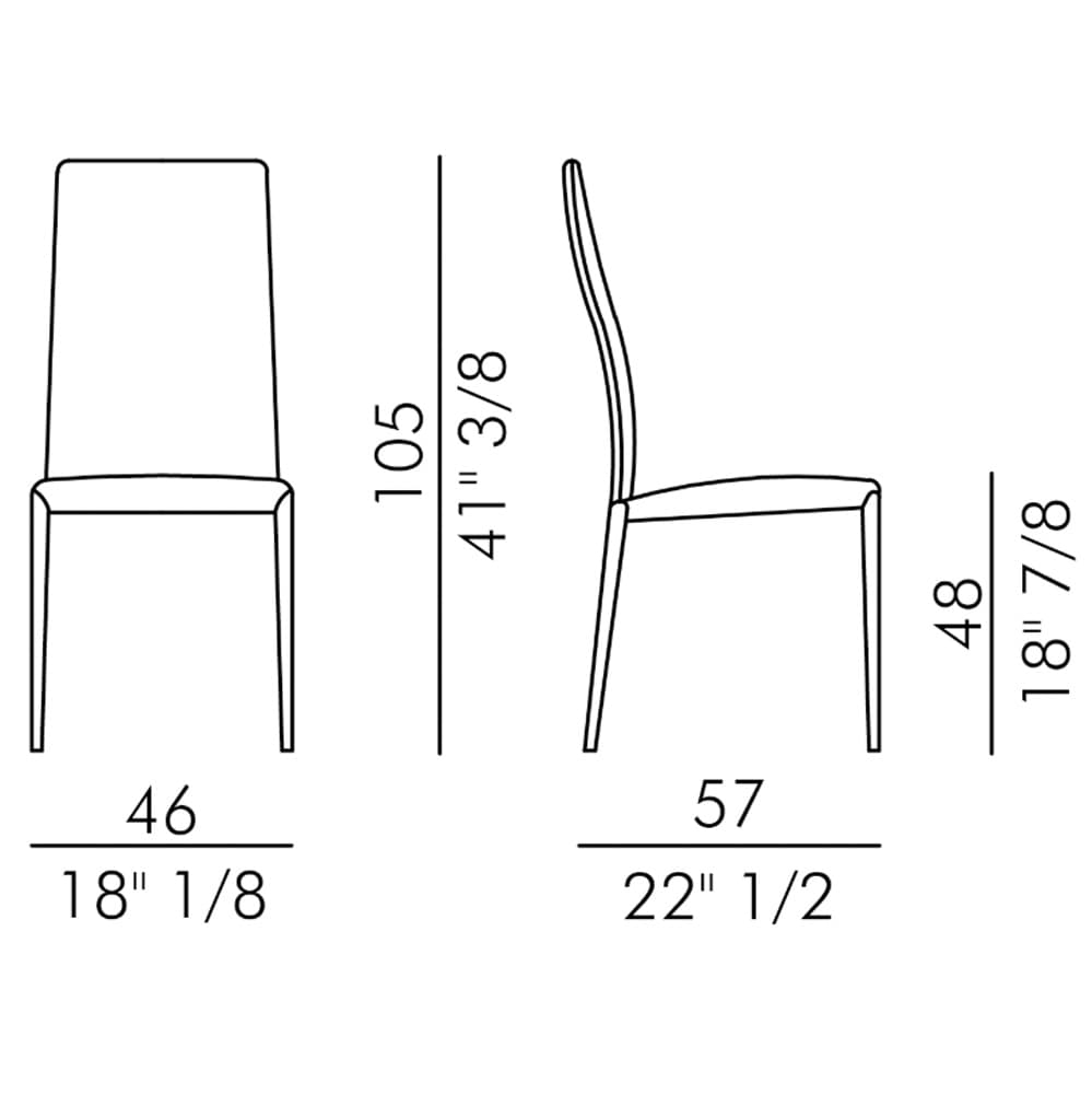 Altea-Stitch Dining Chair by Italforma